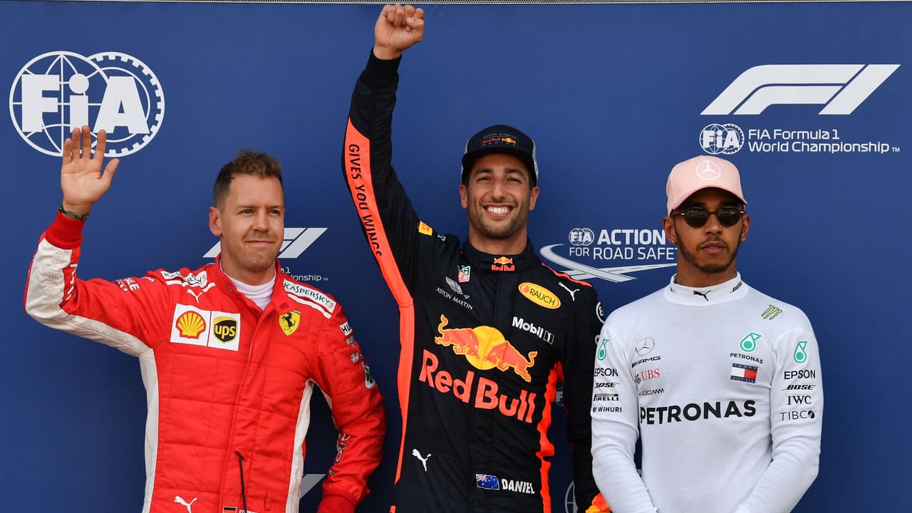 Ricciardo logró la 'pole' en el GP de Mónaco; 'Checo' saldrá noveno