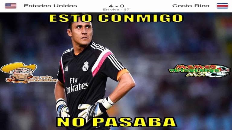 Los memes no podían faltar luego de la goleada de Estados Unidos sorbe Costa Rica y el triunfo de Paraguay
