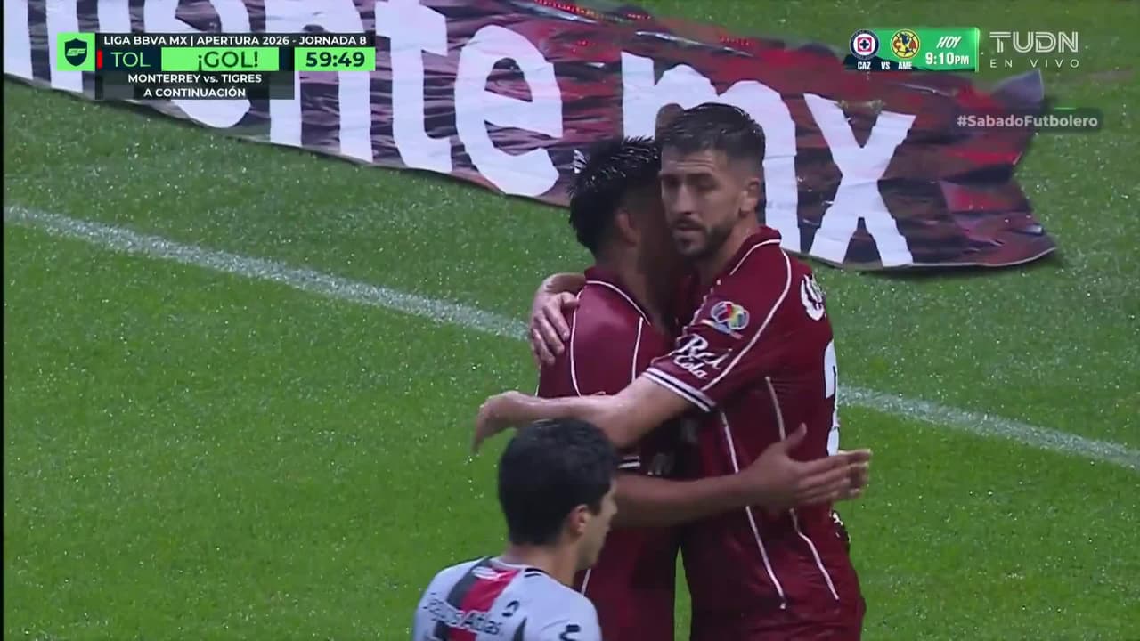 ¡'Manita' del Toluca! Autogol de Jorge Rodríguez termina de sepultar al Atlas