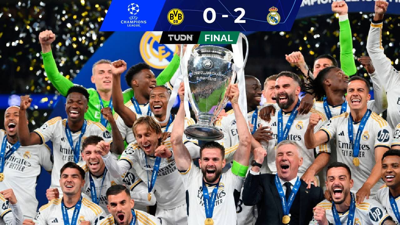 ¡Reyes de Europa! Real Madrid vence al Dortmund y levanta la 15