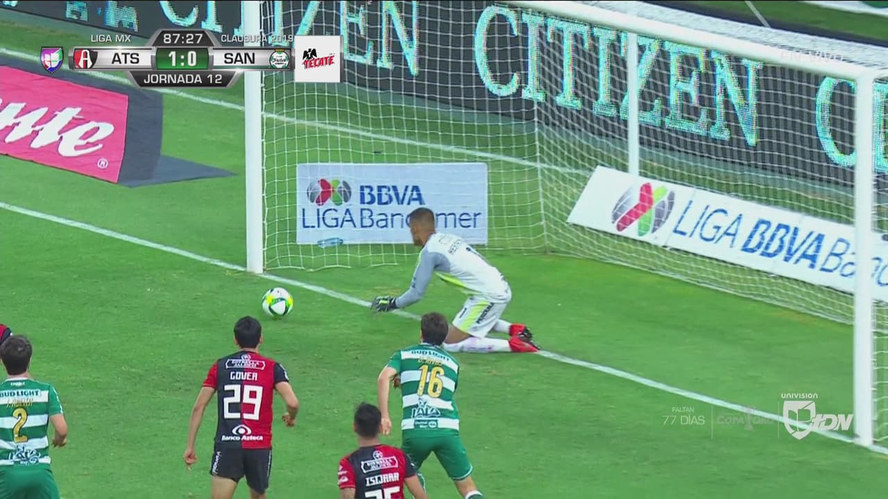 ¡En la línea! Atlas se salvó del empate