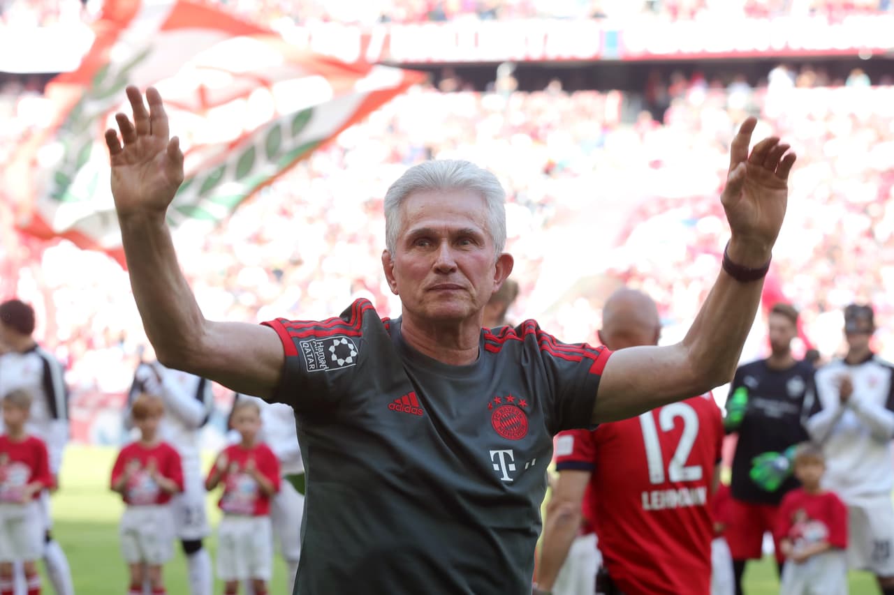 Era la despedida de Jupp Heynckes de este estadio, tras su regreso triunfal a los banquillos en esta temporada.
