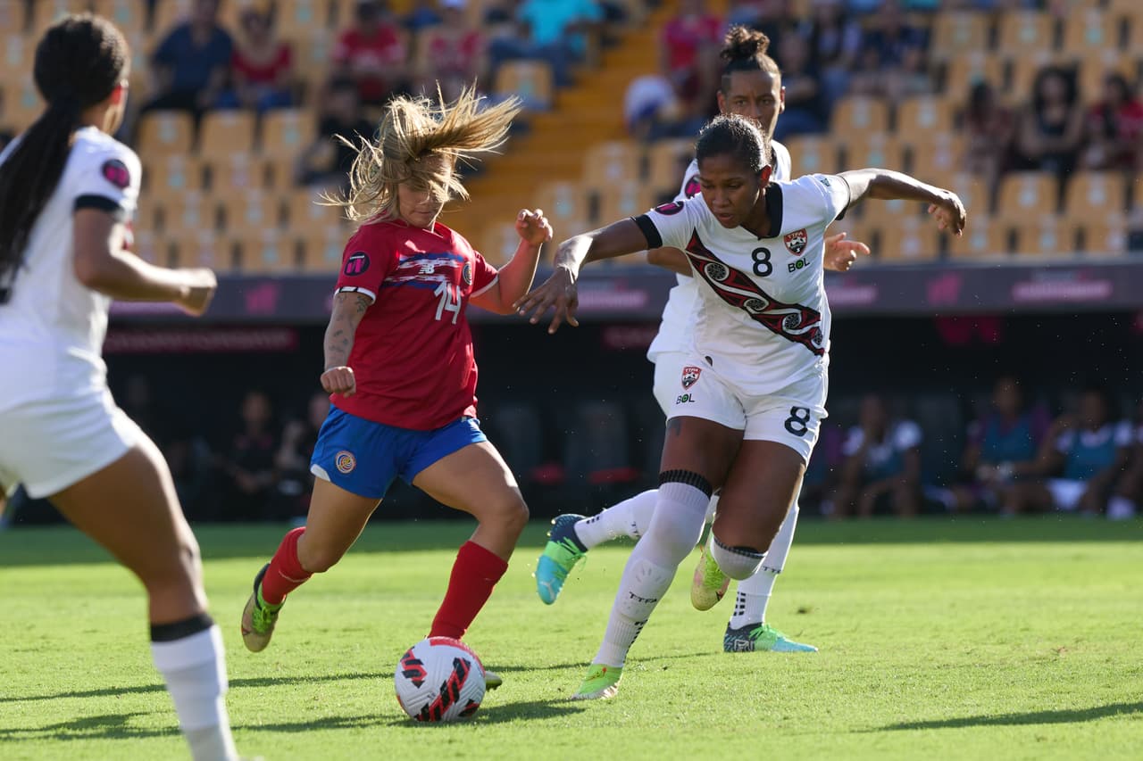 Costa Rica golea a Trinidad y Tobago con lo que amarró su boleto al Mundial Femenil Australia-Nueva Zelanda 2023.