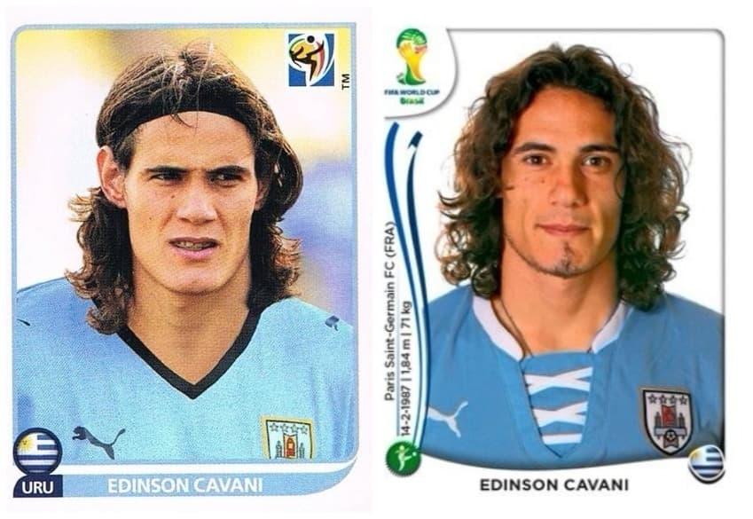 <b>Édinson Cavani </b>(Sudáfrica 2010 - Brasil 2014)