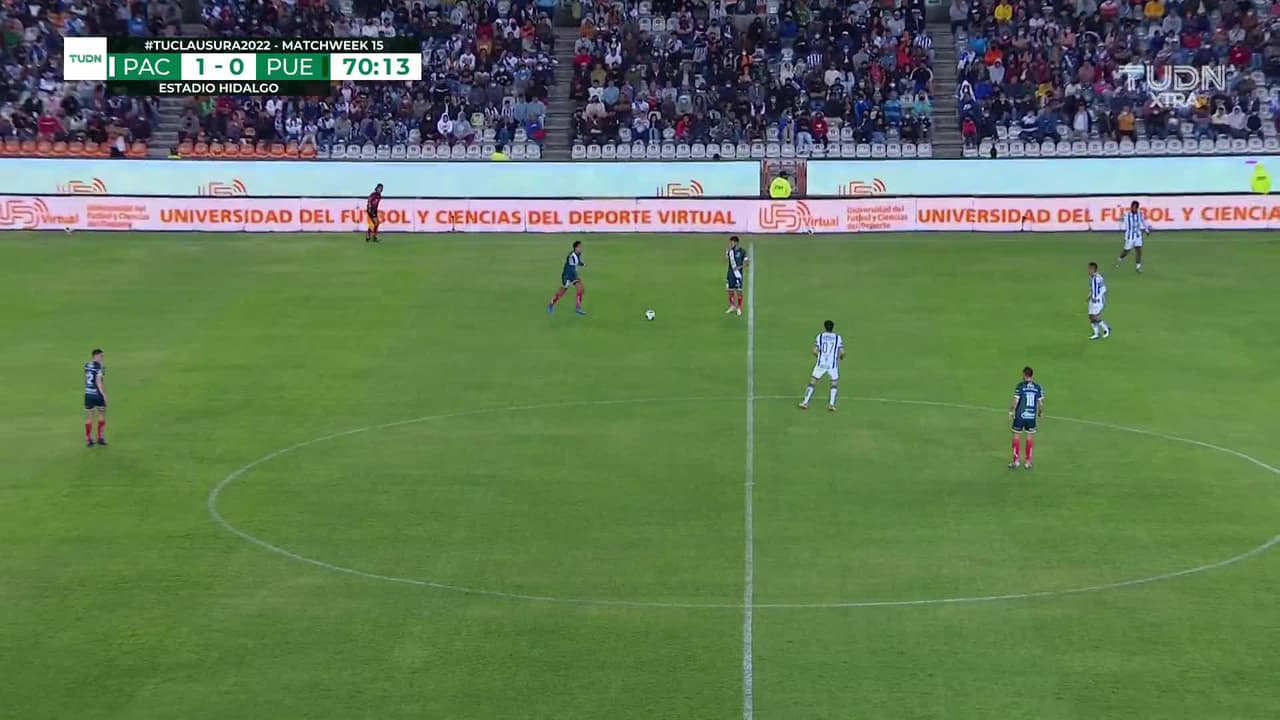 ¡TIRO ATAJADO! disparo por Guillermo Martínez.