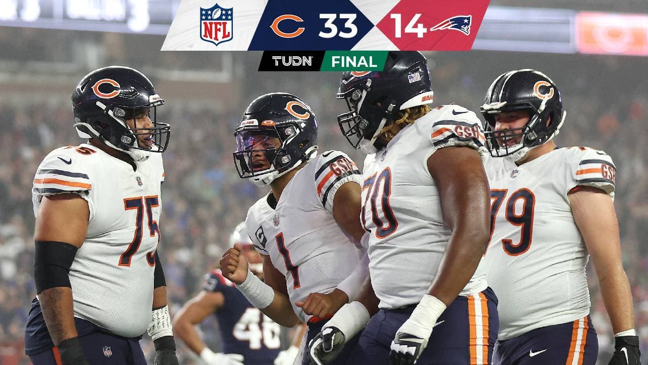 Chicago le pinta la cara a los Patriots en el regreso de Mac Jones