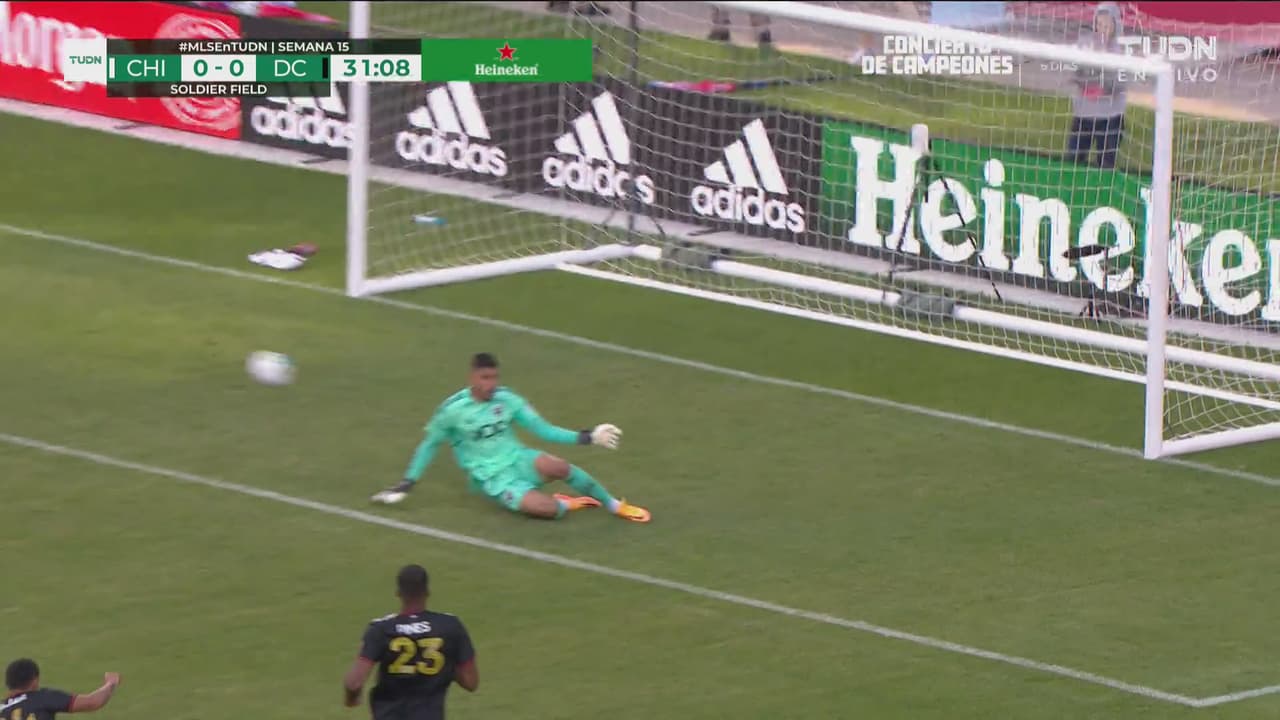 ¡Romo, gigante! Otra vez el arquero le detiene un balazo a Gutiérrez