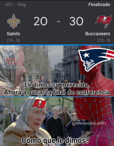 Los memes no perdonaron a los cuatro equipos contendientes a la Final de Conferencia de la NFL.