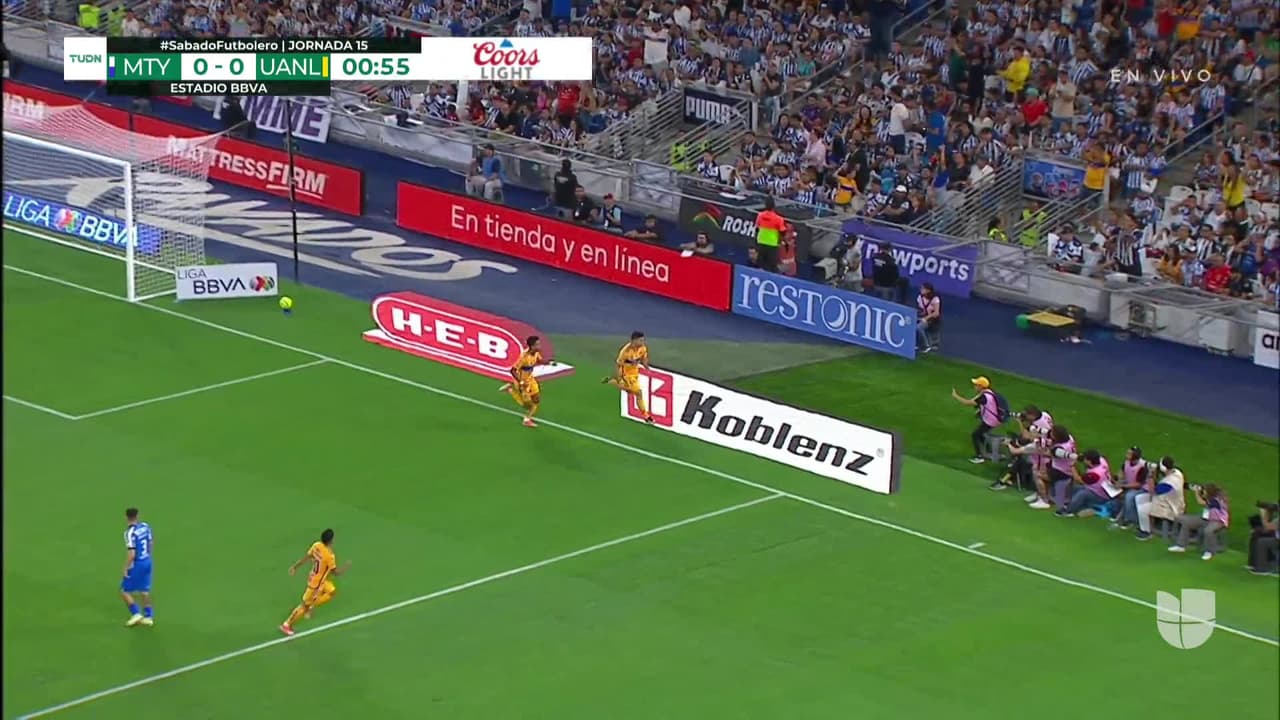 ¡GOOOL! Juan Brunetta anota para Tigres.