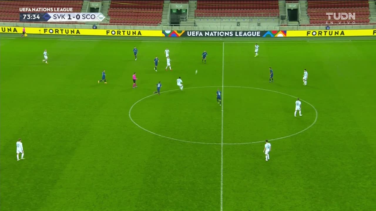 ¡TIRO ATAJADO! disparo por Ondrej Duda.