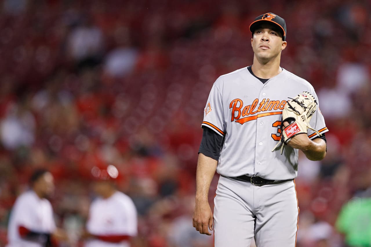 BAL 2 – 0 CIN: Ubaldo Jiménez lanzó 7.2 entradas en las que no recibió carreras y ponchó a 3 rivales para llevarse la victoria.