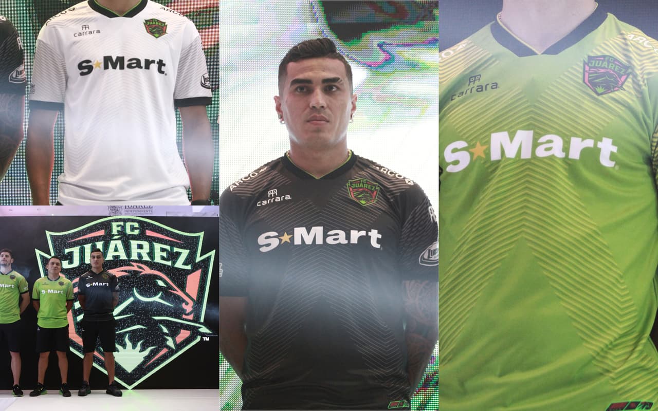 Los Bravos de Ciudad Juárez dieron a conocer sus uniformes para la que será una campaña muy especial, la de su debut en la máxima categoría del balompié mexicano. El equipo fronterizo mostró las tres equipaciones que plantea utilizar a lo largo del Apertura 2019, buscando cautivar a sus aficionados, para que compren las camisetas como pan caliente.
