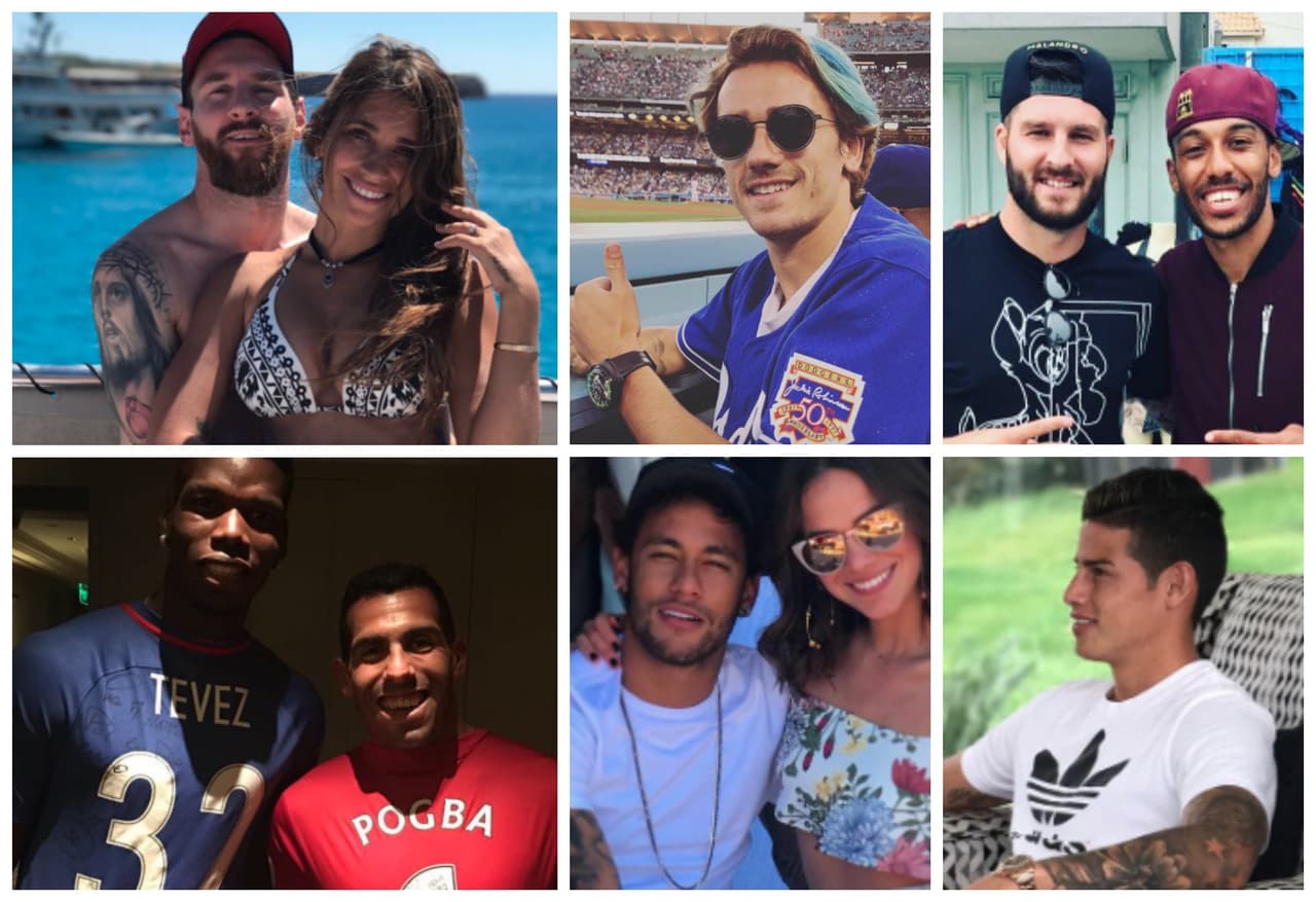 Gignac en Los Ángeles y Messi en la playa, los cracks del fútbol no la pasan mal en sus vacaciones