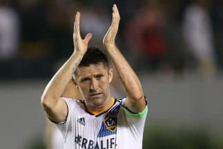 Robbie Keane, delantero de LA Galaxy celebra un gol vs Chicago Fire | 6 de marzo, 2015, MLS