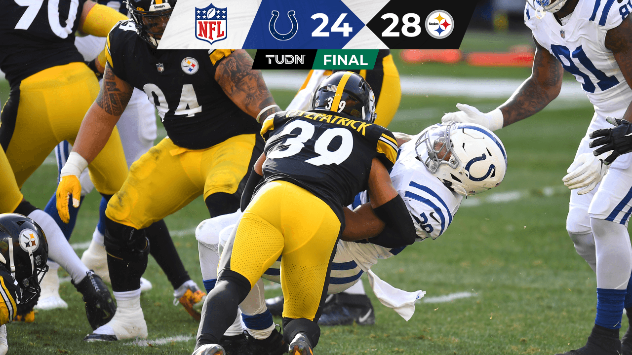 Steelers logra título divisonal con victoria sobre Colts
