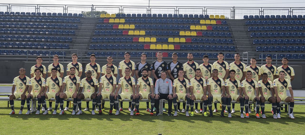 Foto oficial del América varonil Apertura 2018.