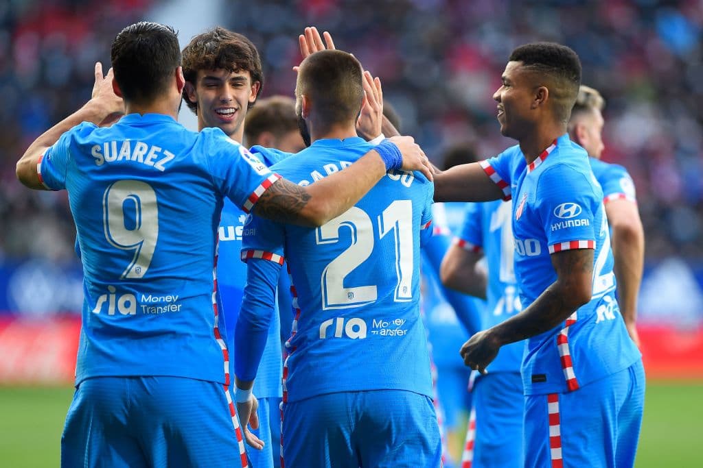 Atlético de Madrid vulve a mostrar lo temible que es su plantilla y vencen al Osasuna 0-3 en el arranque de la jornada 25 del futbol español.