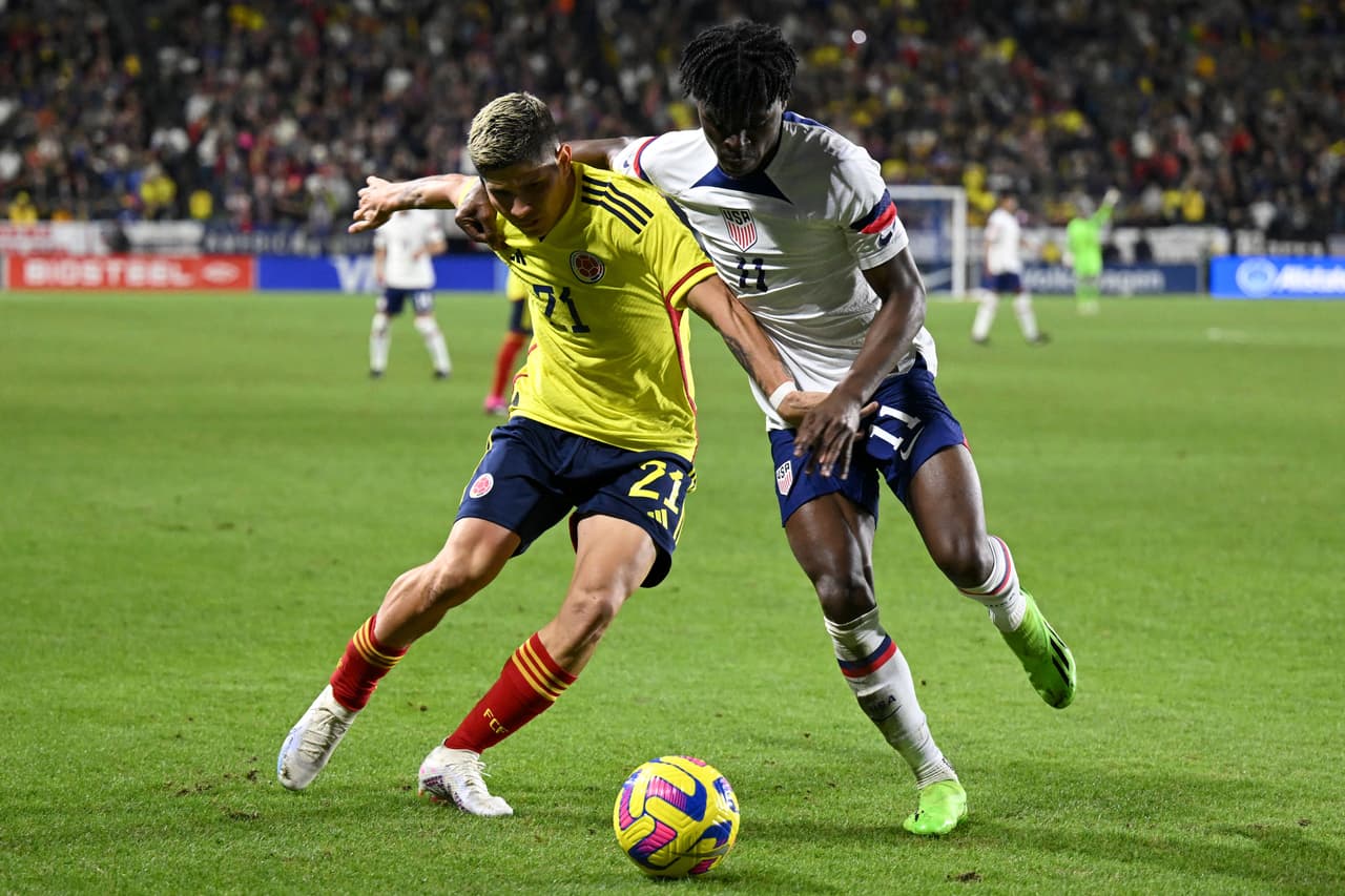 Estados Unidos y Colombia no se hicieron daño en su partido amistoso.