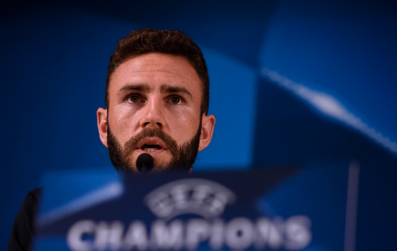 FC Porto's Mexican defender Miguel Layun takes part in a press conference at the Dragao stadium in Porto on September 13, 2016, on the eve of their UEFA Champions League football against FC Copenhagen. / AFP / FRANCISCO LEONG (Photo credit should read FRANCISCO LEONG/AFP/Getty Images)