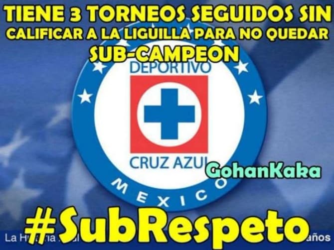 América, Cruz Azul y Chivas tuvieron una muy mala Jornada 16 y los memes no perdonaron sus descalabros