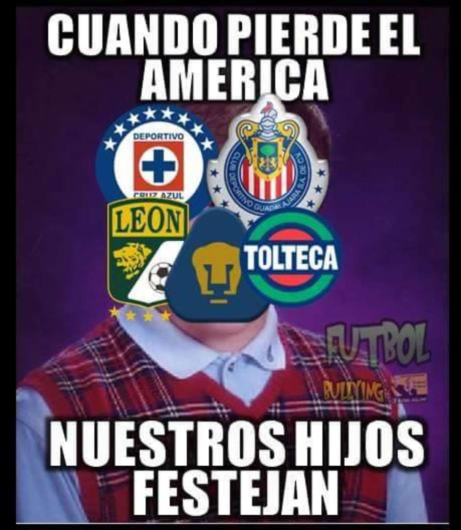 América, Cruz Azul y Chivas tuvieron una muy mala Jornada 16 y los memes no perdonaron sus descalabros