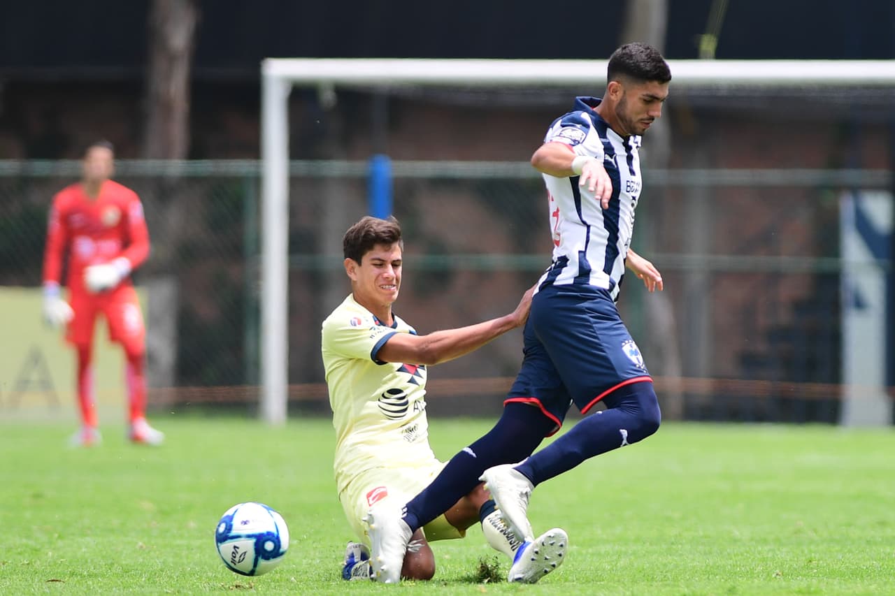 América y Monterrey empataron a uno en las canchas de Coapa, en su categoría Sub 20.