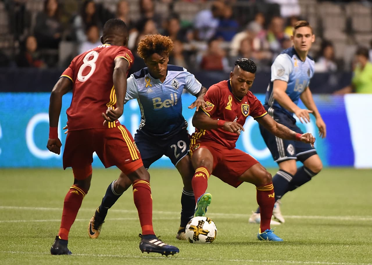 Yordy Reyna, Joao Plata Vancouver Whitecaps vs. Real Salt Lake