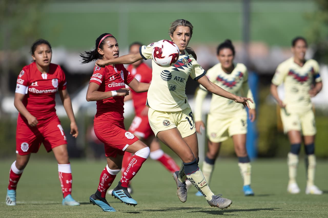 Partido vibrante de ida y vuelta entre el América y el Toluca en la Liga MX Femenil, por la Jornada 8.