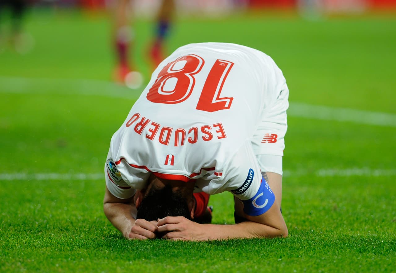 Escudero se lamenta una de las opciones que dejó ir el Sevilla.