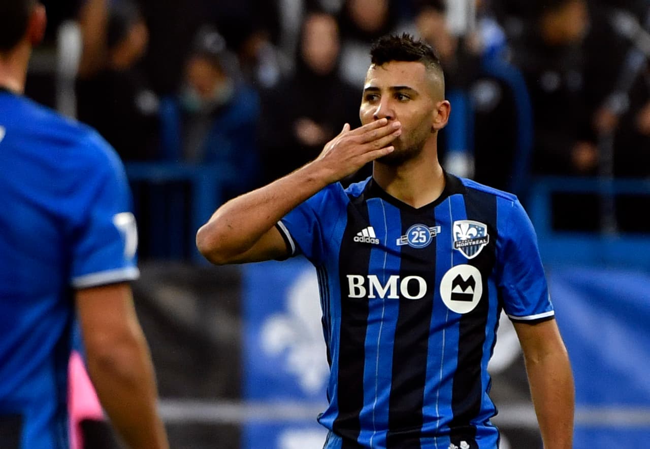 Un tanto y dos asistencias para el argelino Saphir Taider en el triunfo 3-0 de Montréal Impact ante Columbus Crew SC. (USA Today Images)