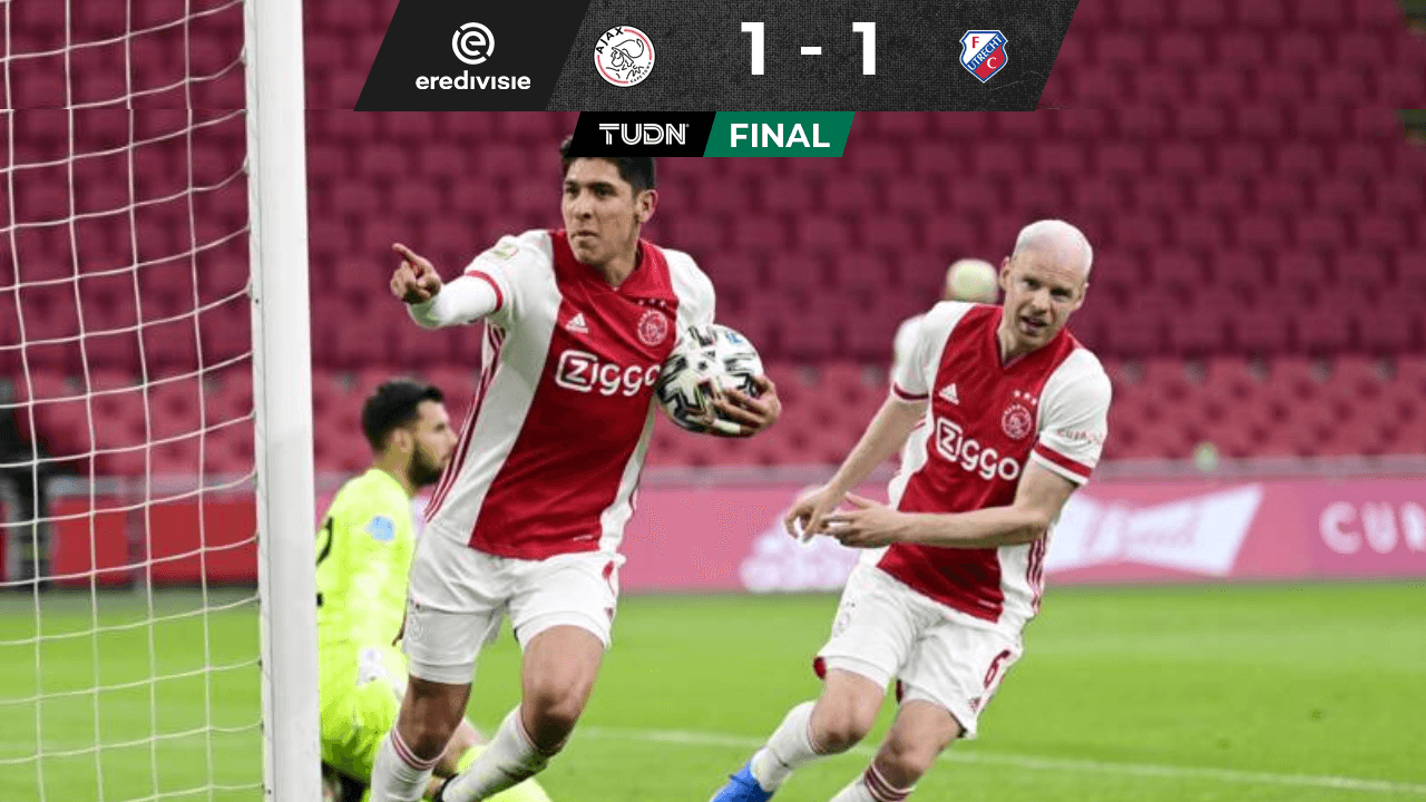 Edson Álvarez anota gol y salva invicto de Ajax ante Utrecth