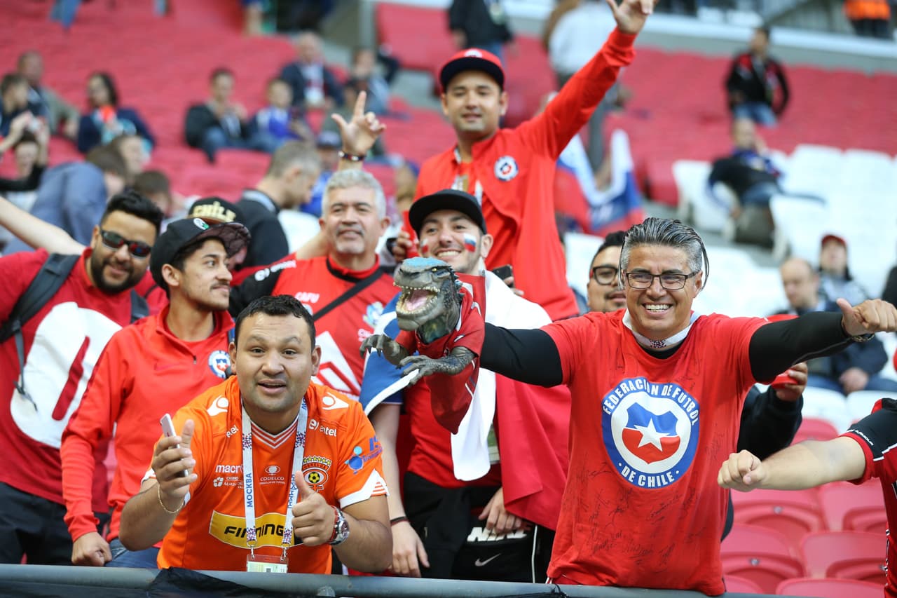 Con su colorido y alegría, que sirvió para darle un empujón a Chile en este empate.