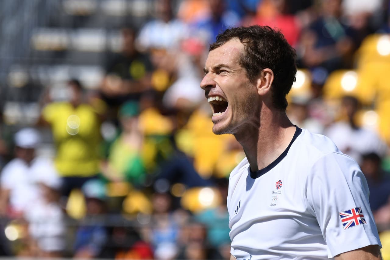 Andy Murray llegó a la final del singles varonil en el tenis, su forma de demostrar la felicidad es poco estética.