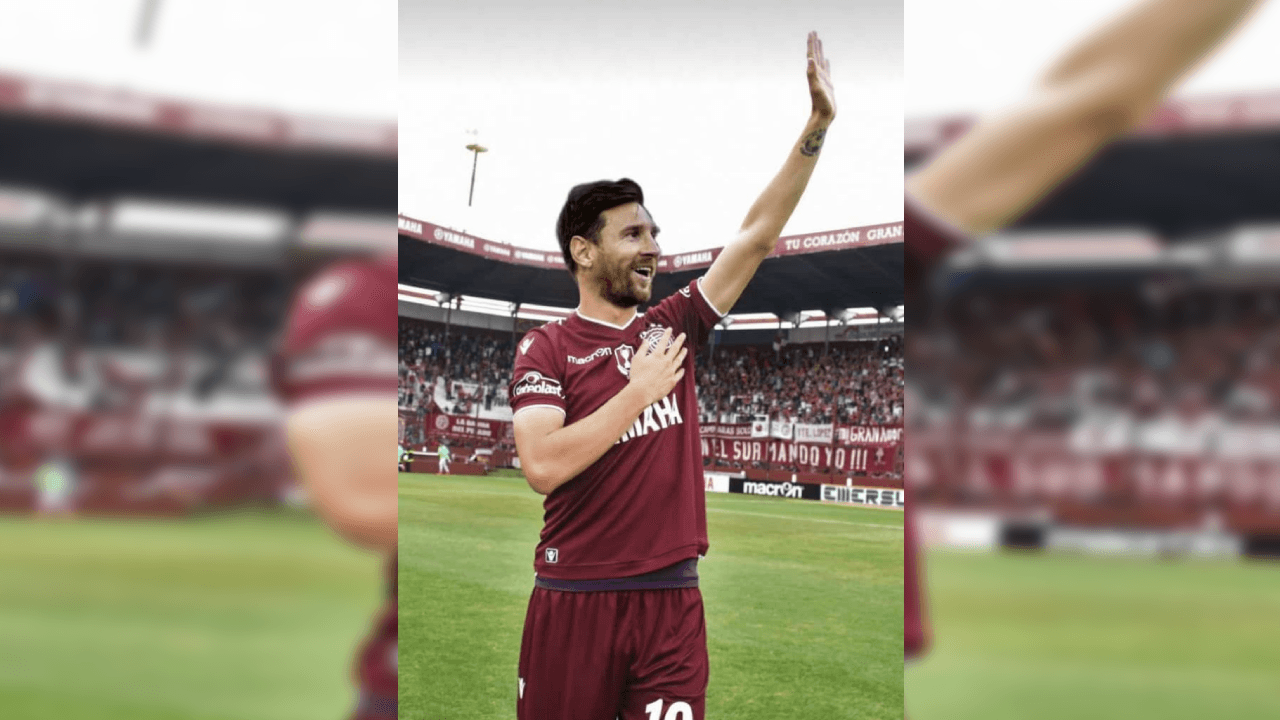 Messi con el Club Atlético Lanús