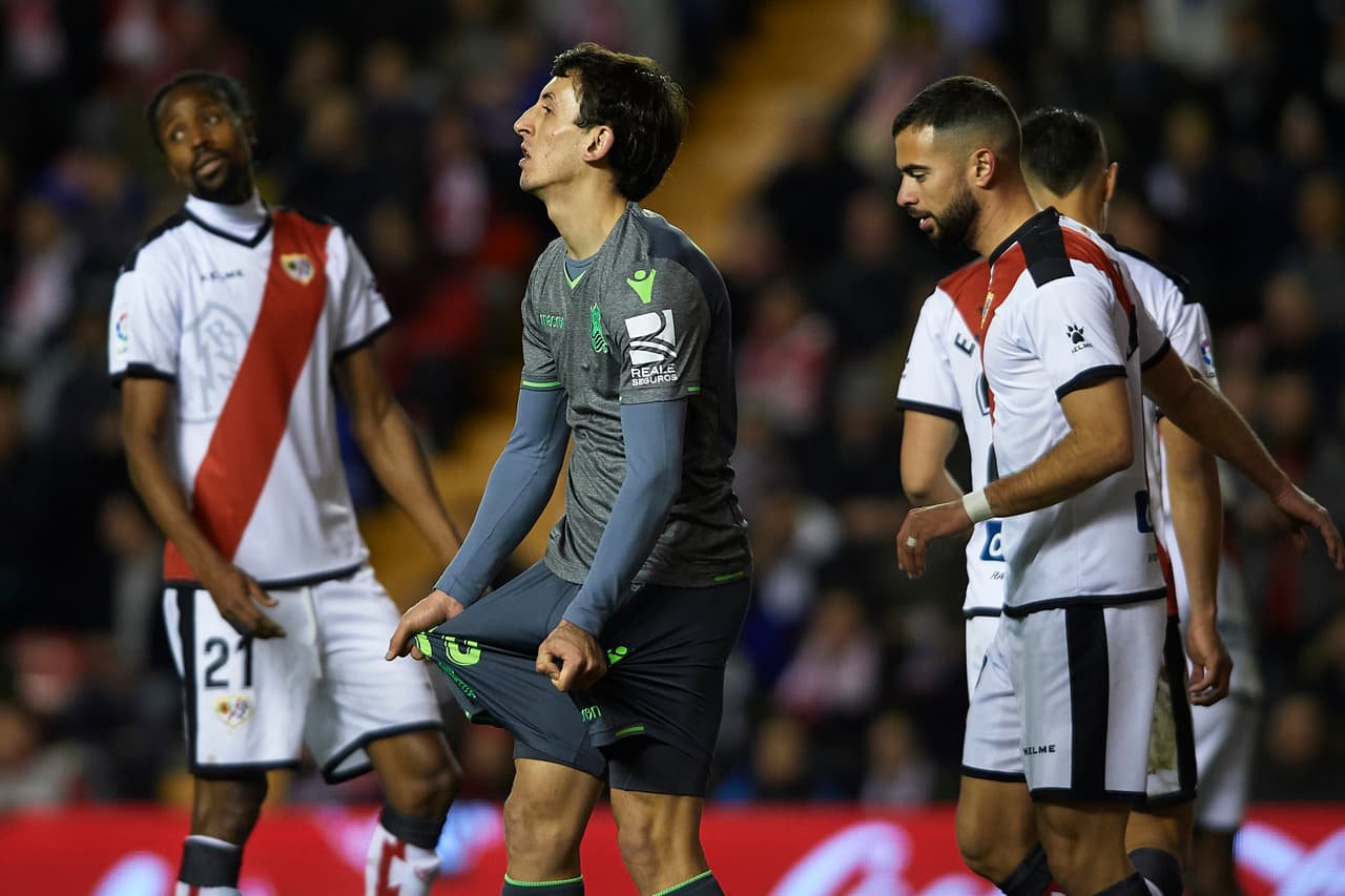 Real Sociedad sintió la frustración ante esos dos goles que cayeron como agua fría.