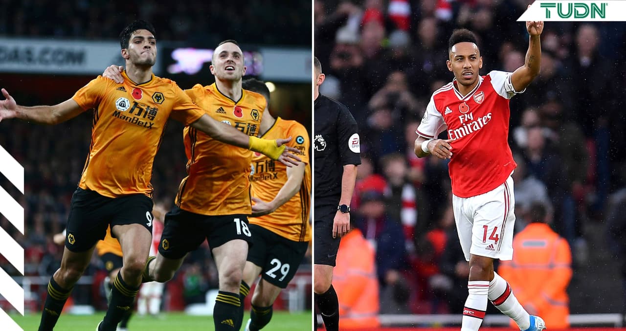 Aubameyang (21’) abrió el marcador y Raúl Alonso Jiménez (76’) empató el encuentro.