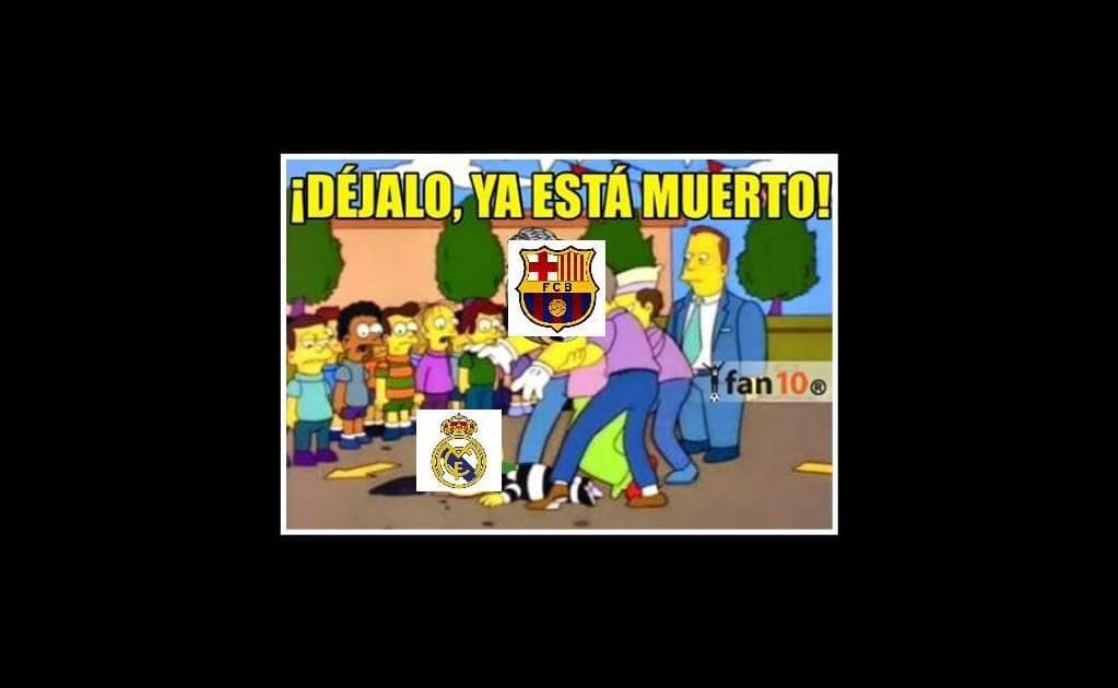 Memes de la goleada de Barça a Real Madrid