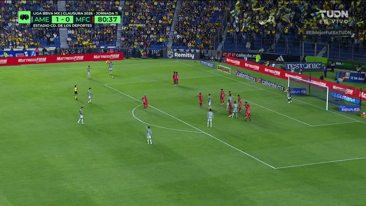 ¡GOL!  anota para América. Lima