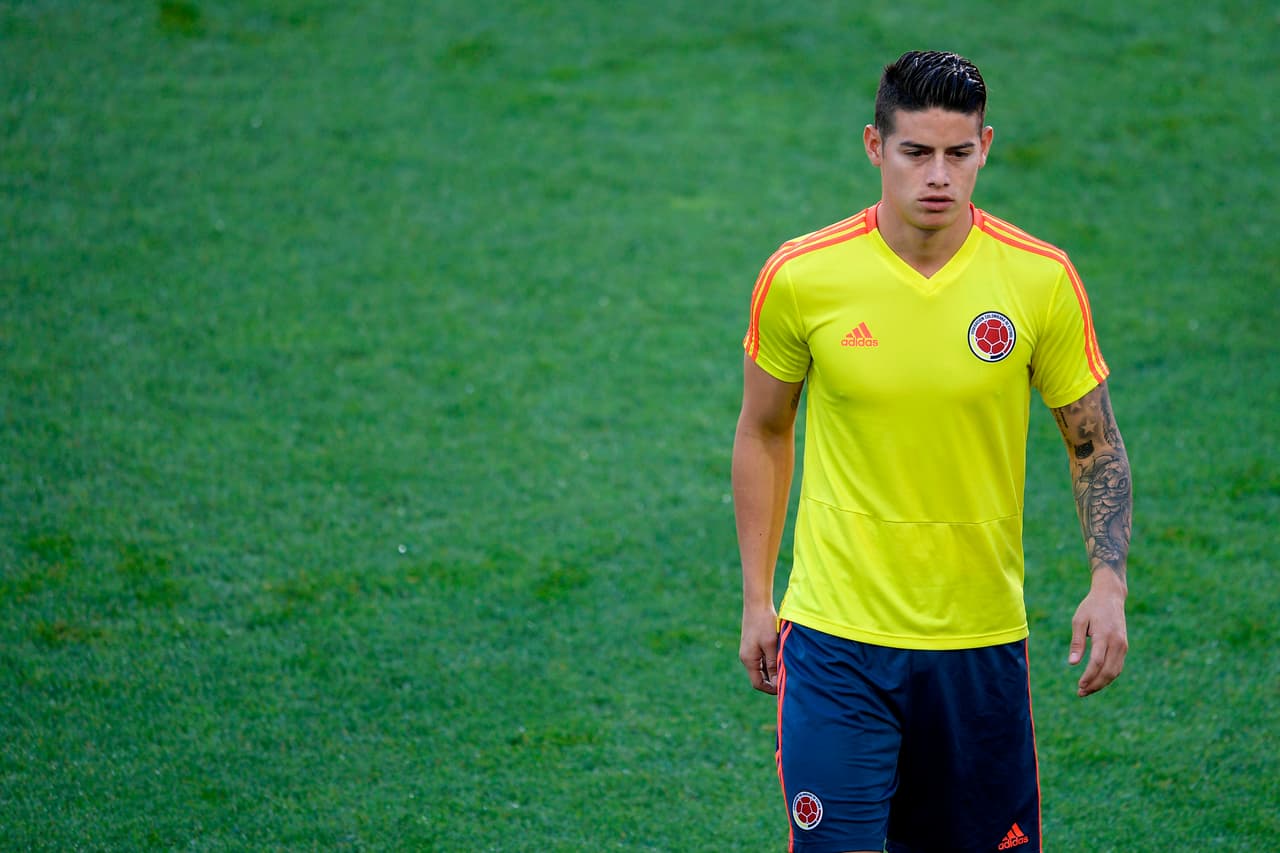 La gran duda en la formación del equipo colombiano es James Rodríguez, que salió por lesión durante el juego contra Senegal el jueves pasado.