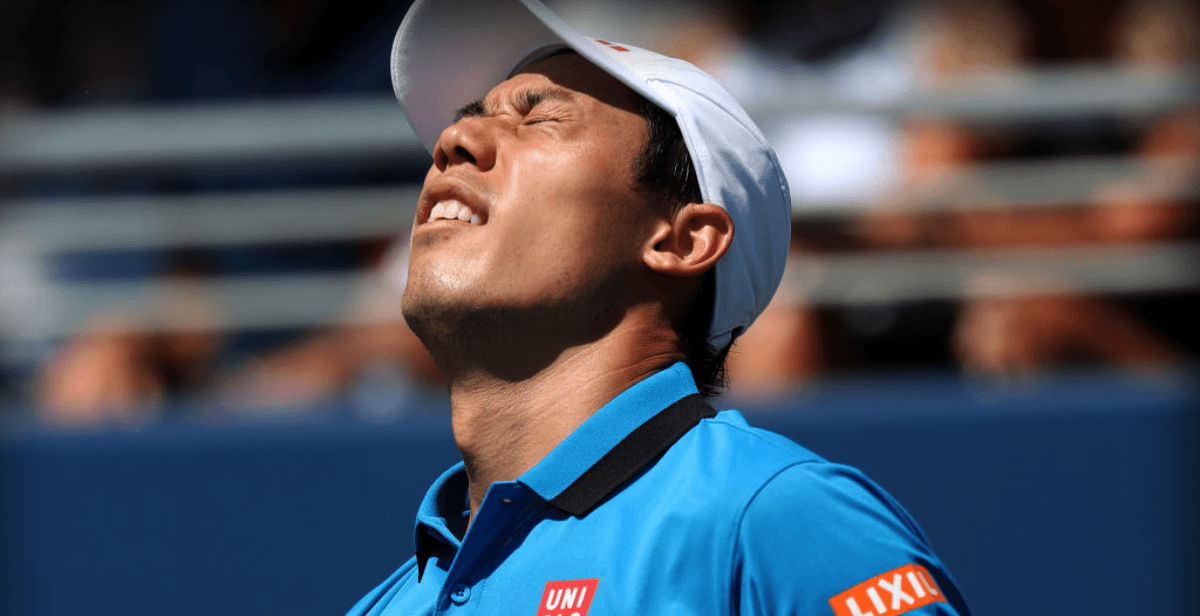 El tenista japonés Kei NIshikori está en duda para poder participar en el US Open
