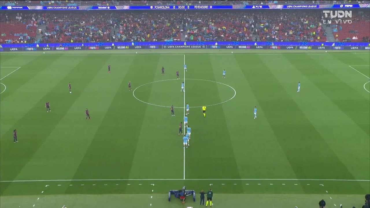 ¡Bajo un diluvio! Barcelona recibe al Feyenoord en su debut en Champions League EN VIVO AQUÍ