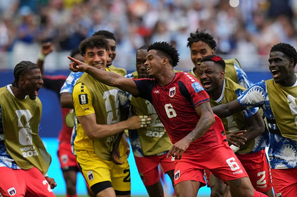 Las mejores imágenes del partido de Uruguay contra Cabo Verde en la Copa Mundial