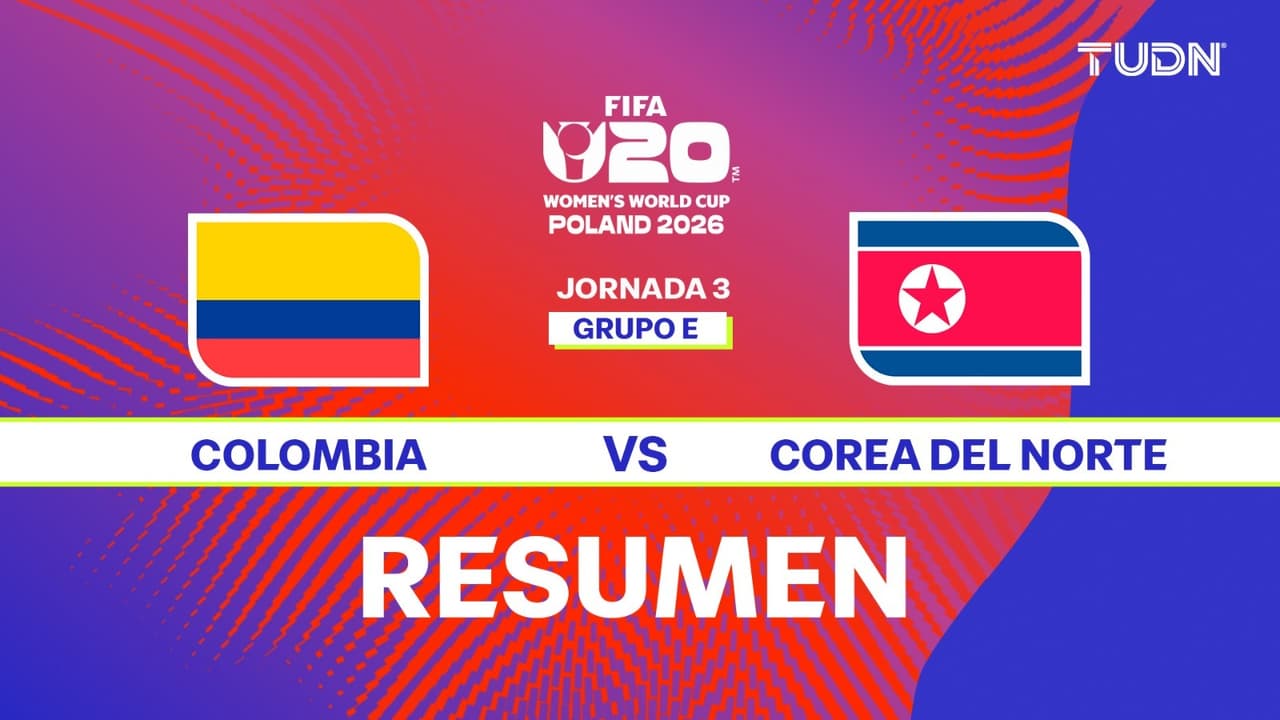 Resumen: Corea del Norte vs Colombia, Mundial Femenil Sub-20 2026