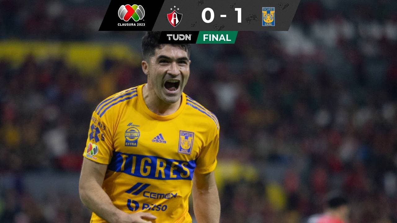 ¿Crisis rojinegra? Un zarpazo de Nico Ibáñez y Tigres tunde al Atlas