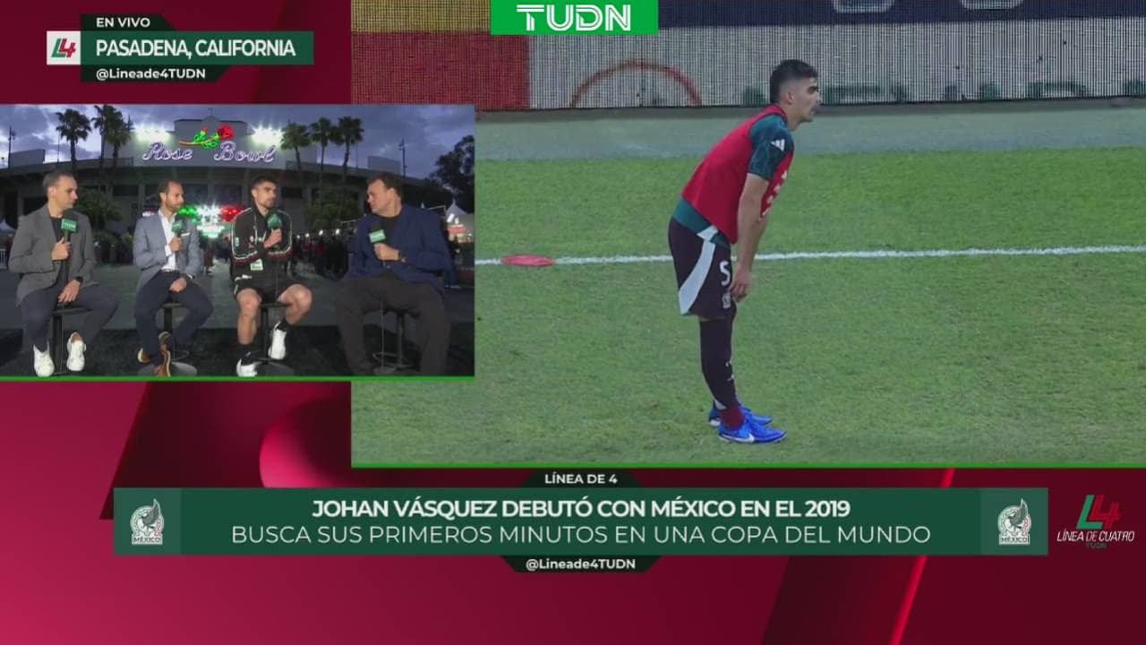 Johan Vásquez reconoce presión en el Tri, por lo ocurrido hace cuatro años