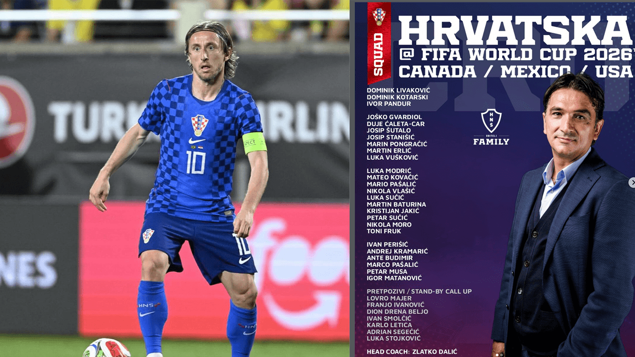 Croacia da su lista de convocados para el Mundial 2026