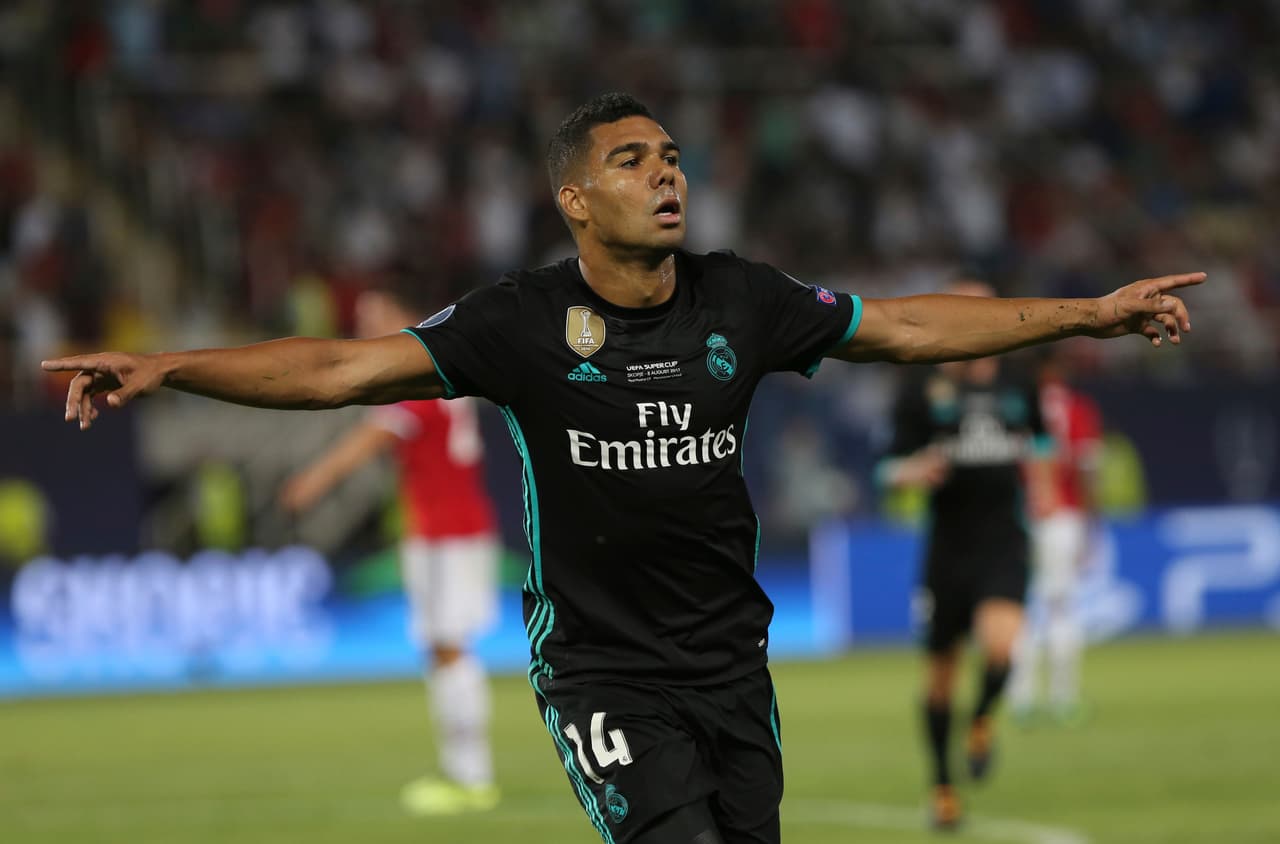 <b>Volantes: </b>Casemiro (Brasil), de Real Madrid.