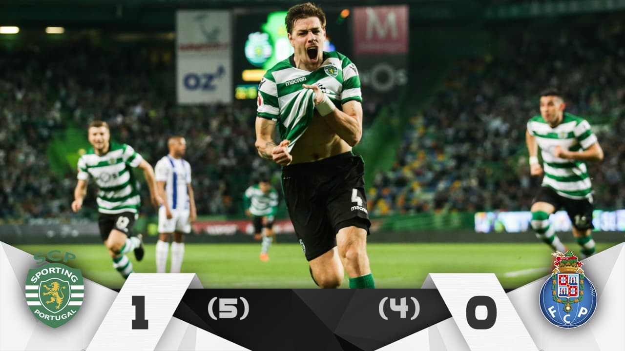 Sporting venció en penales al Porto y avanzó a la final.