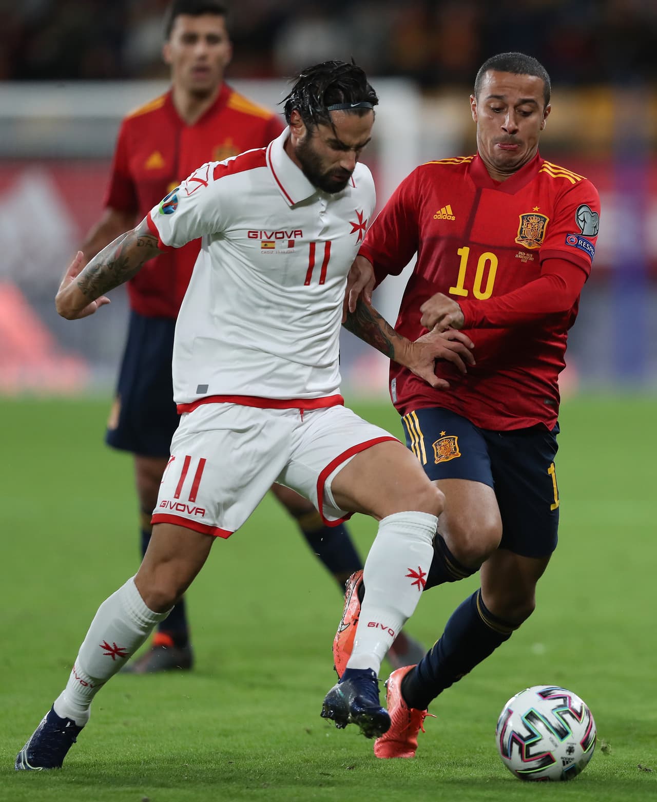 Morata, Cazorla, Torres, Sarabia, Olmo, Moreno y Navas fueron los anotadores en la vapuleada de 7-0 sobre Malta.