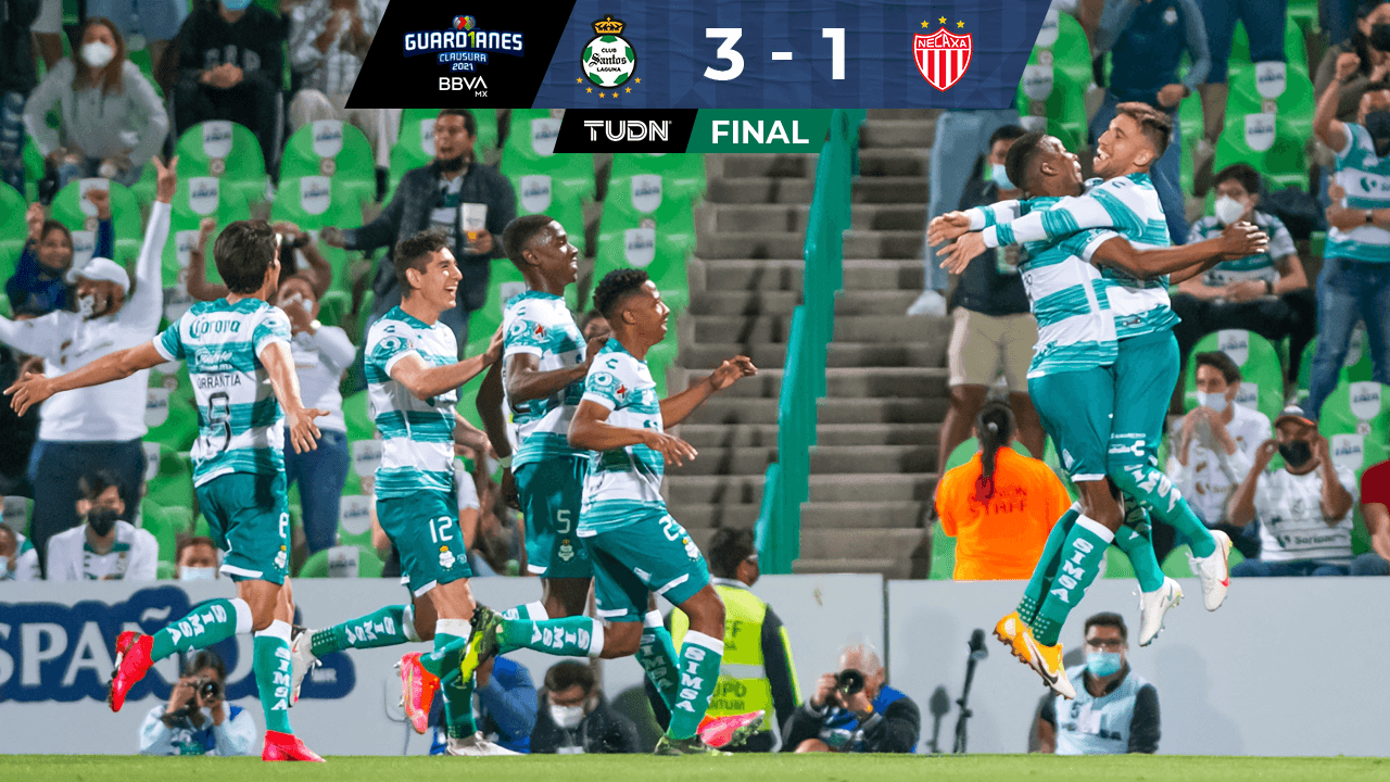 Santos vence a Necaxa para mantenerse invicto en Torreón